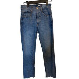 2/$30 ZARA Size 2 Mid-Rise Womens Blue Denim Jeans